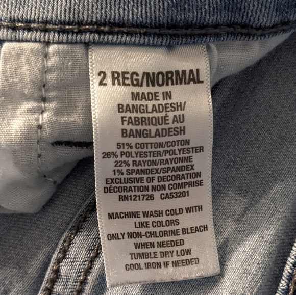 Aeropostale High-Waisted Skinny Jeans - Size 2 Regular - Picture 4 of 7